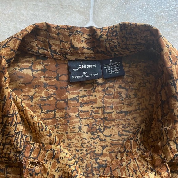 Animal Print Button Down - Picture 6 of 6
